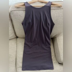 Lululemon half wrap dress. Lavender. I think it’s size 4.